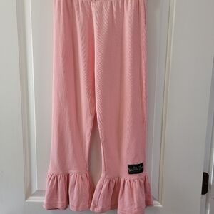 Matilda Jane Size 8 Serendipity My Sweet Big Ruffle Pink Pants